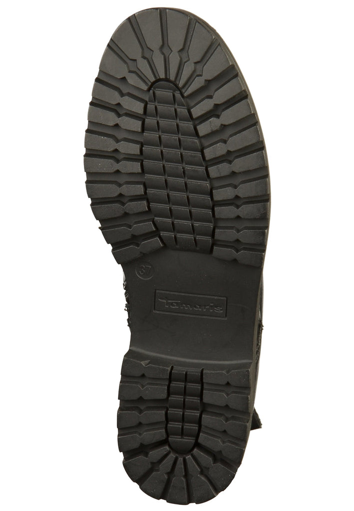 Tamaris Stiefelette Leder Schwarz