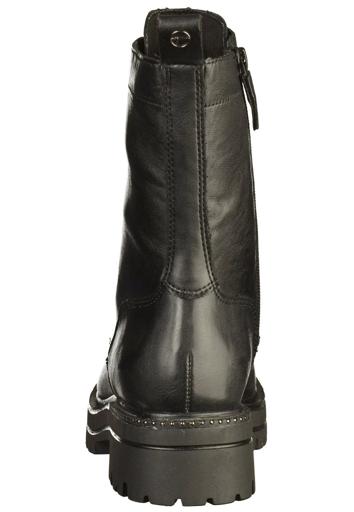 Tamaris Stiefelette Leder Schwarz