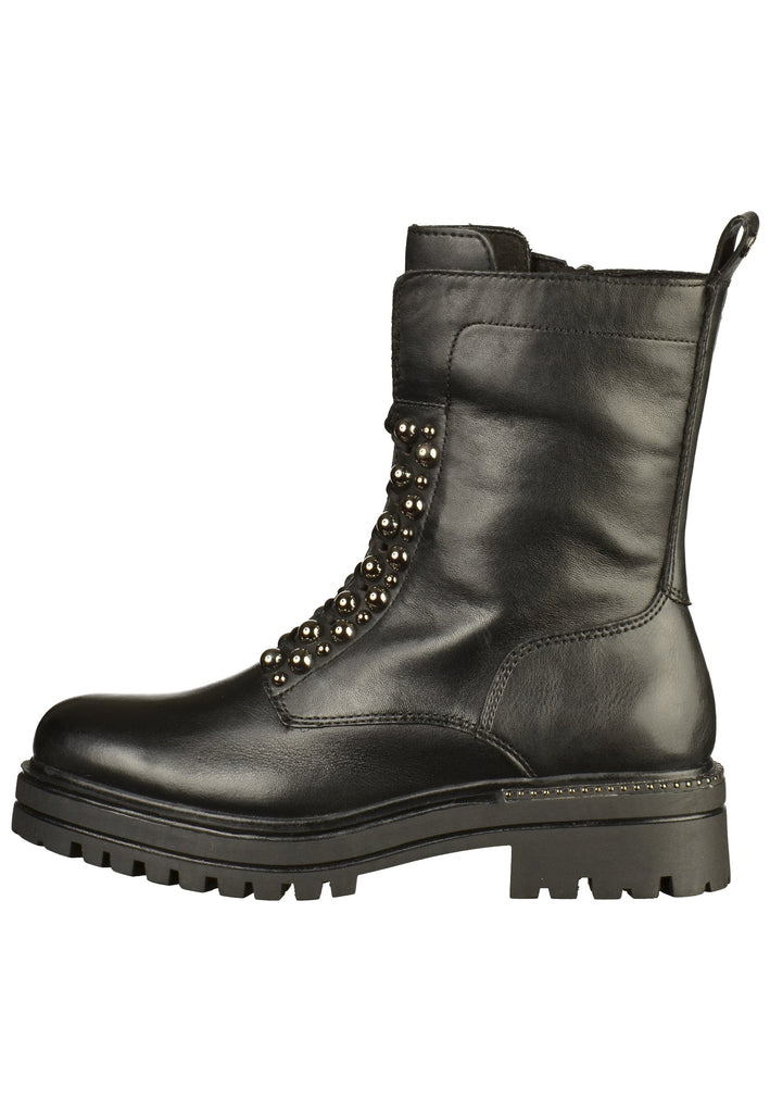 Tamaris Stiefelette Leder Schwarz