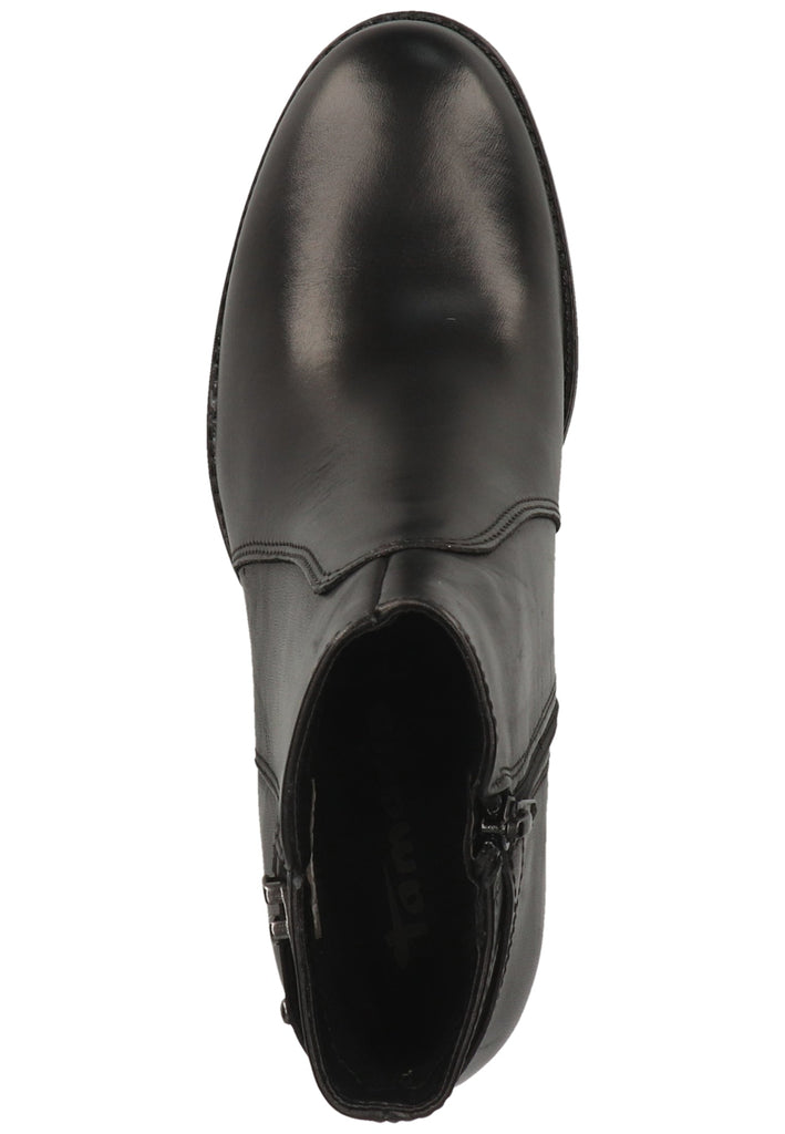Tamaris Stiefelette Leder Schwarz