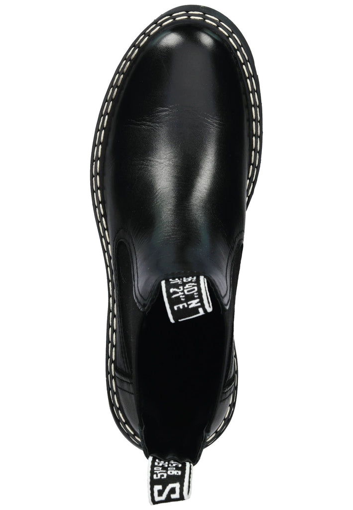 Tamaris Stiefelette Leder Schwarz