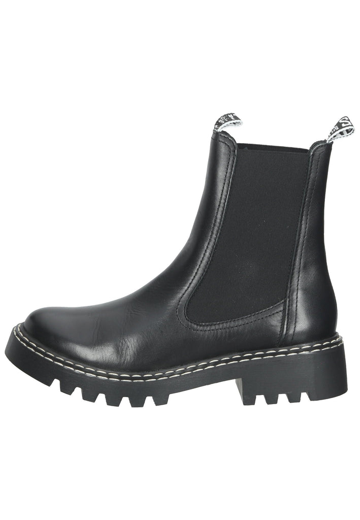 Tamaris Stiefelette Leder Schwarz