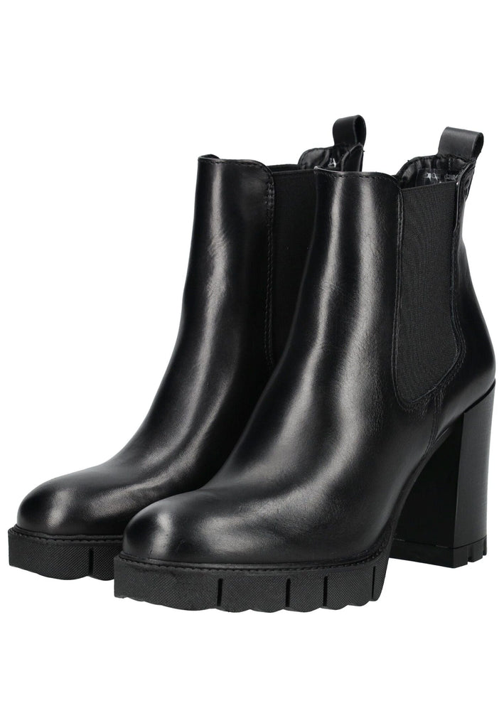 Tamaris Stiefelette Leder Schwarz