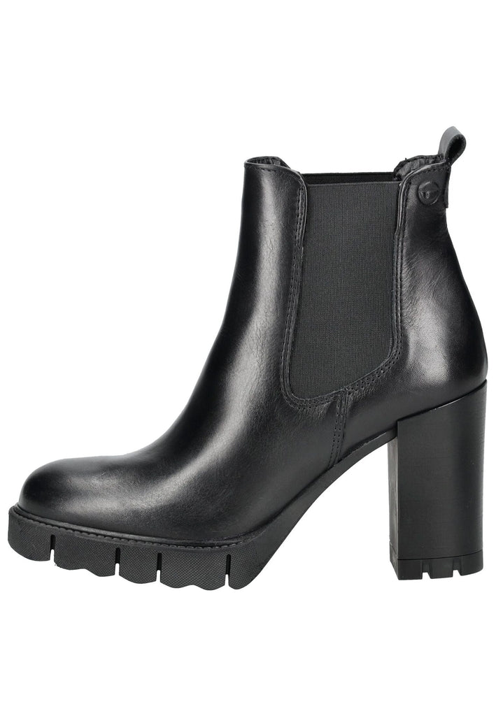 Tamaris Stiefelette Leder Schwarz