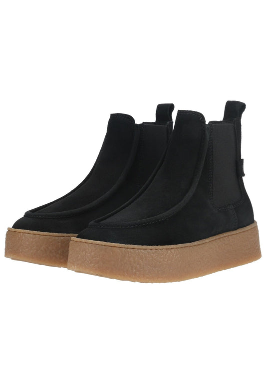 Tamaris Stiefelette Leder Schwarz