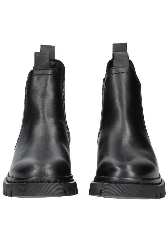 Tamaris Stiefelette Leder Schwarz Warmfutter