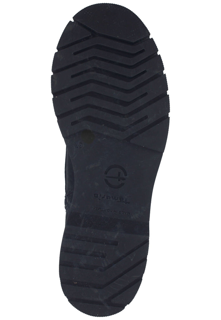 Tamaris Stiefelette Leder Schwarz Warmfutter