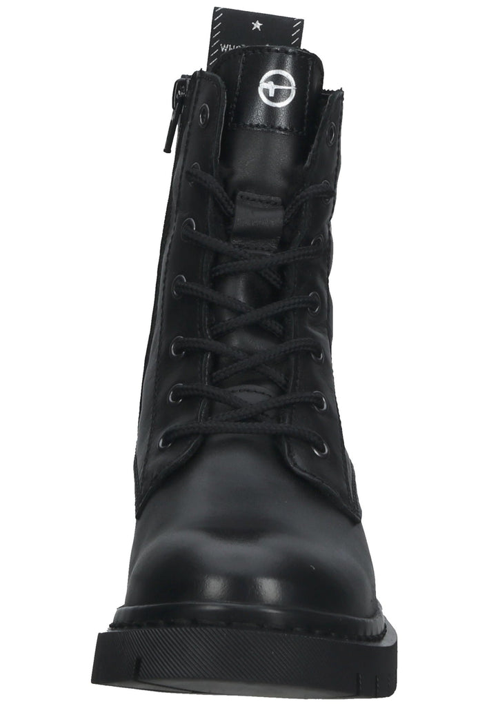Tamaris Stiefelette Leder Schwarz Warmfutter