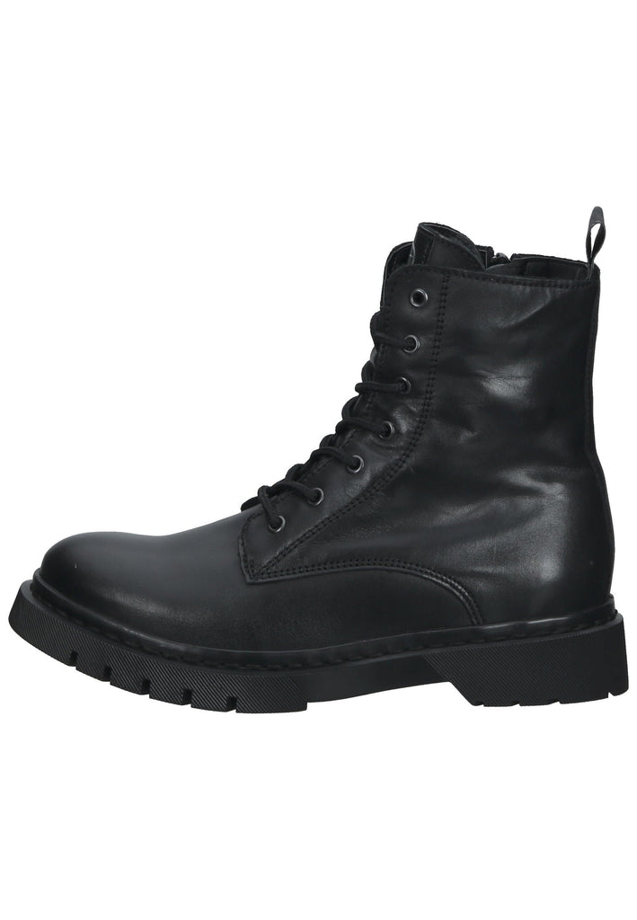 Tamaris Stiefelette Leder Schwarz Warmfutter