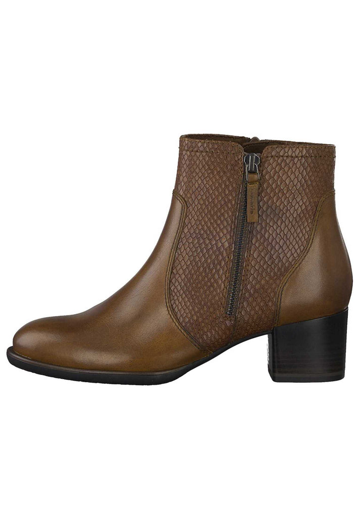 Tamaris Stiefelette Leder/Synthetik Cognac
