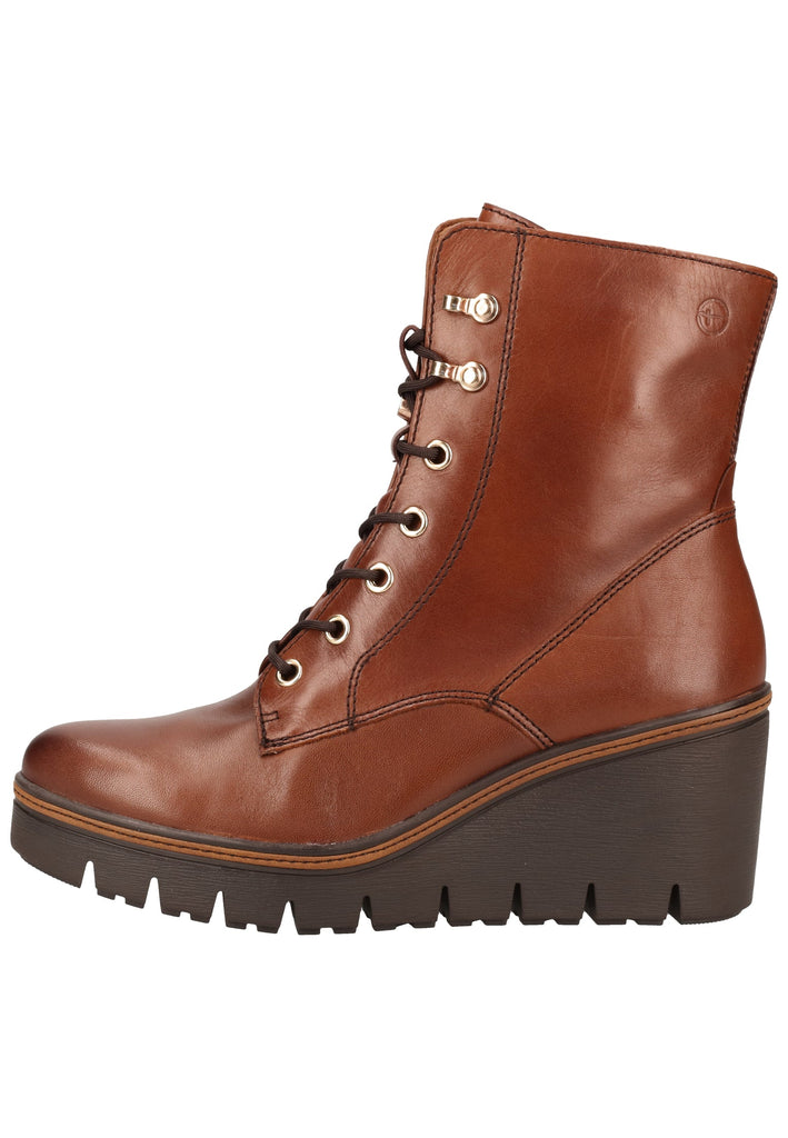 Tamaris Stiefelette Leder/Synthetik Cognac