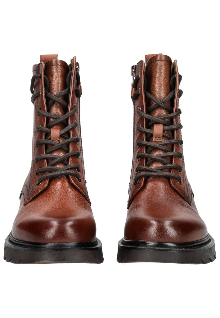 Tamaris Stiefelette Leder/Synthetik Cognac Warmfutter