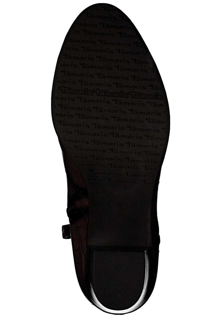 Tamaris Stiefelette Leder/Synthetik Rot