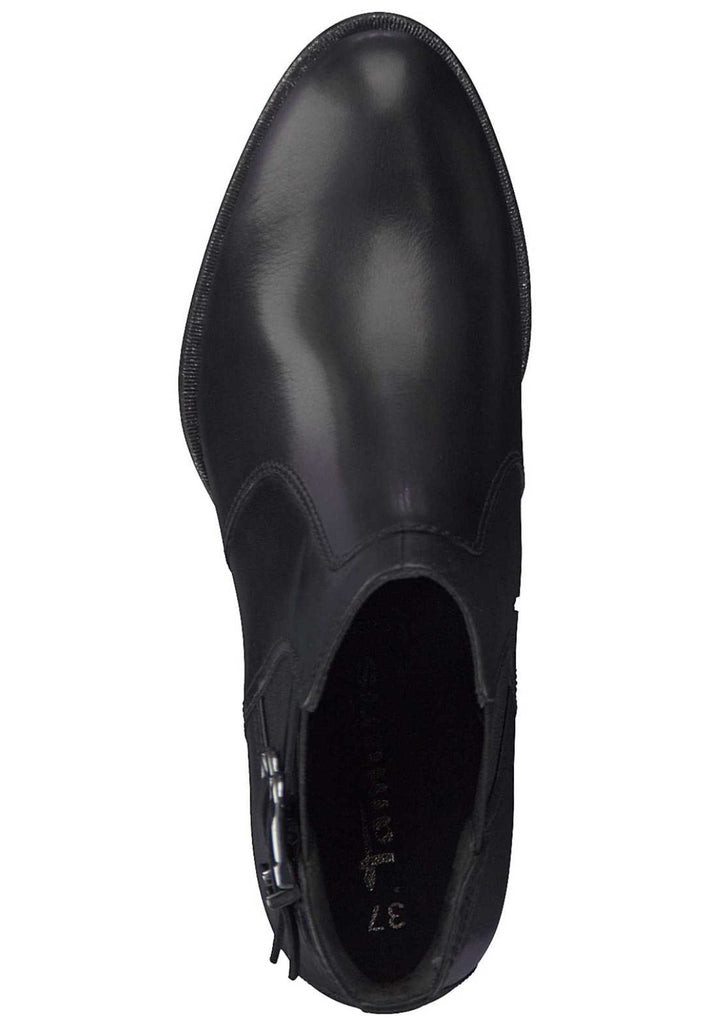 Tamaris Stiefelette Leder/Synthetik Schwarz