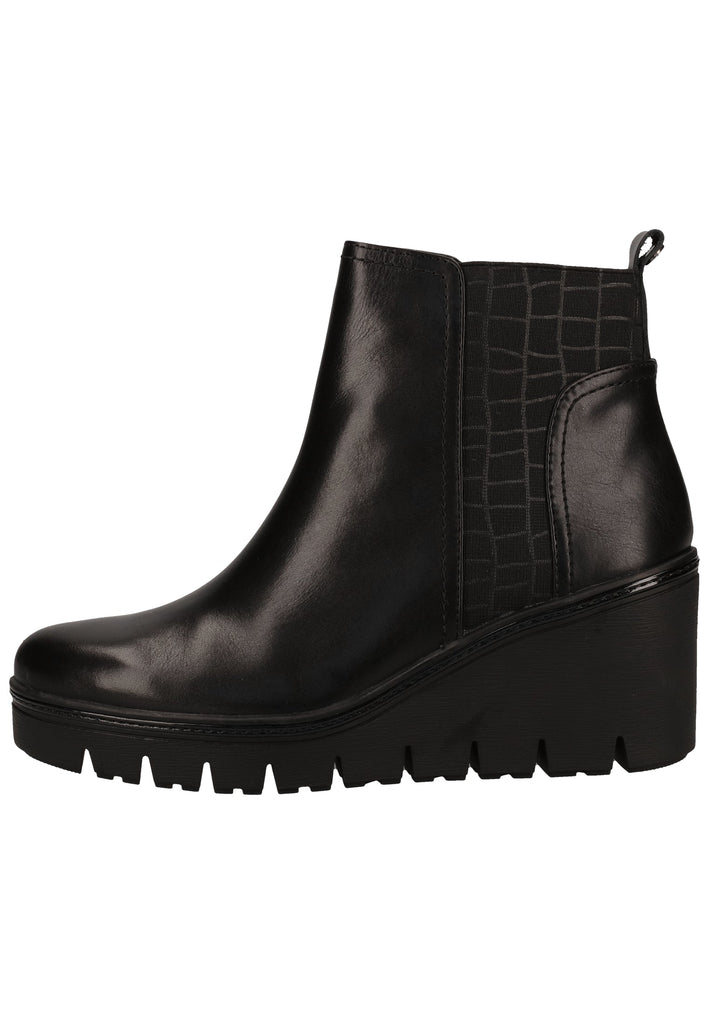 Tamaris Stiefelette Leder/Synthetik Schwarz