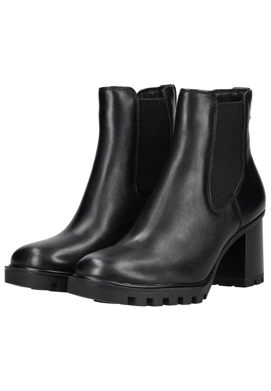 Tamaris Stiefelette Leder/Synthetik Schwarz