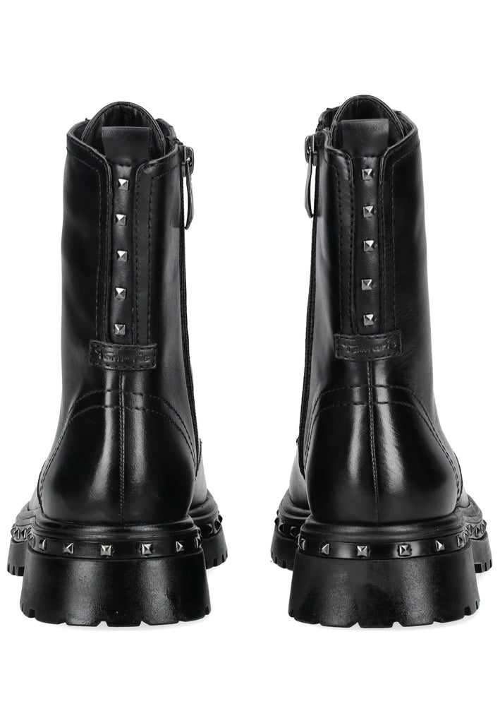 Tamaris Stiefelette Leder/Synthetik Schwarz Warmfutter