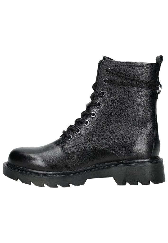 Tamaris Stiefelette Leder/Synthetik Schwarz Warmfutter