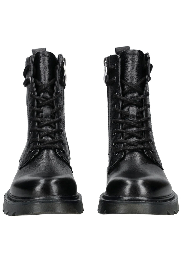 Tamaris Stiefelette Leder/Synthetik Schwarz Warmfutter