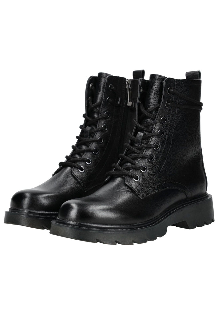 Tamaris Stiefelette Leder/Synthetik Schwarz Warmfutter