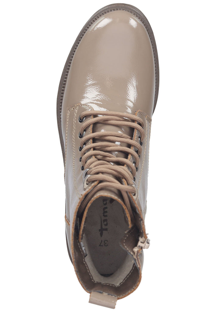 Tamaris Stiefelette Leder Taupe