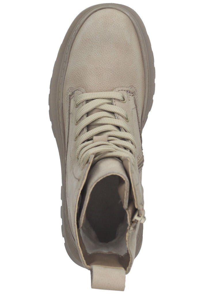 Tamaris Stiefelette Leder Taupe