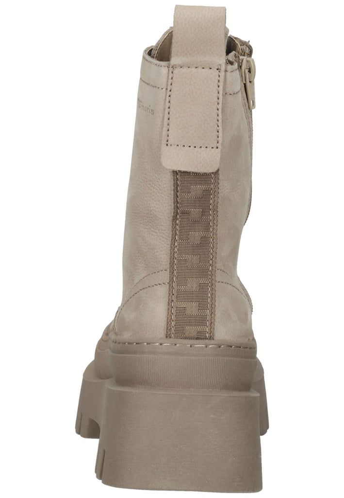 Tamaris Stiefelette Leder Taupe