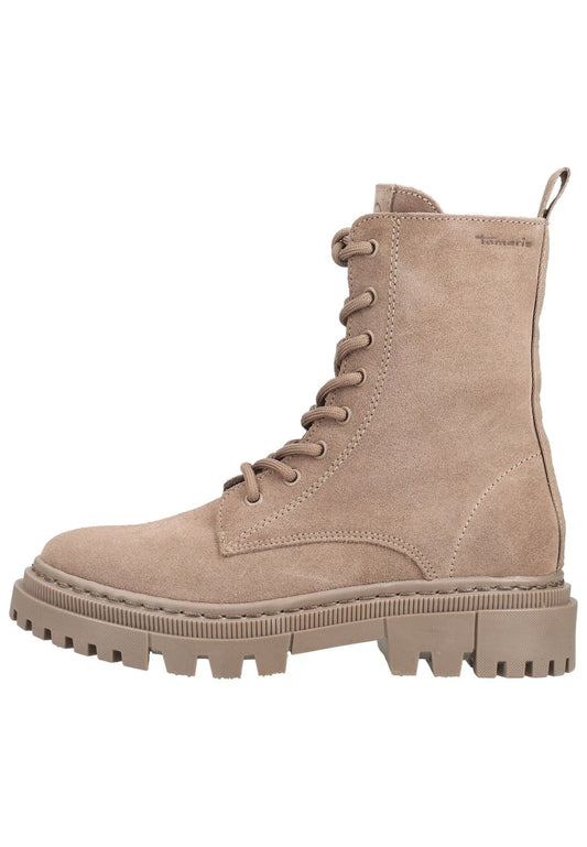 Tamaris Stiefelette Leder Taupe