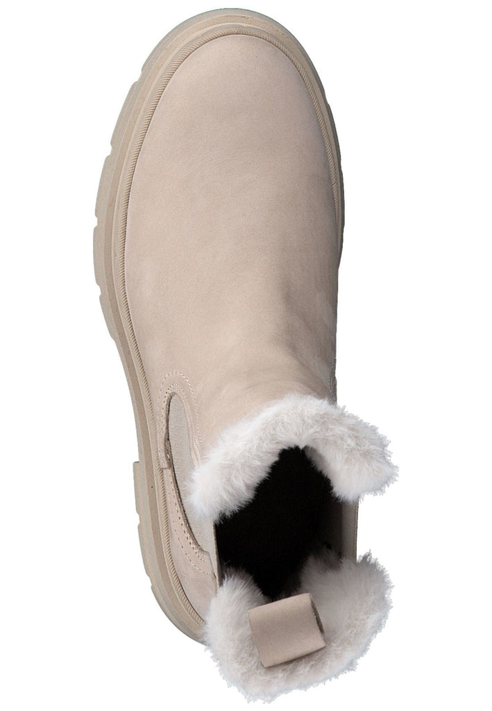 Tamaris Stiefelette Leder/Textil Antelope Warmfutter