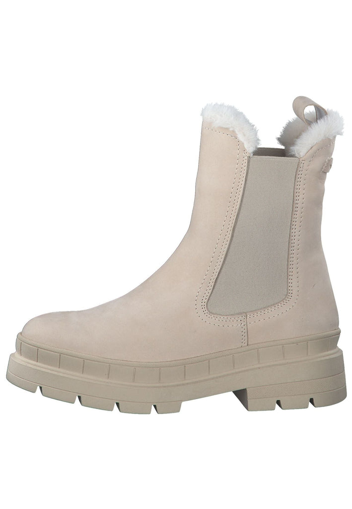 Tamaris Stiefelette Leder/Textil Antelope Warmfutter