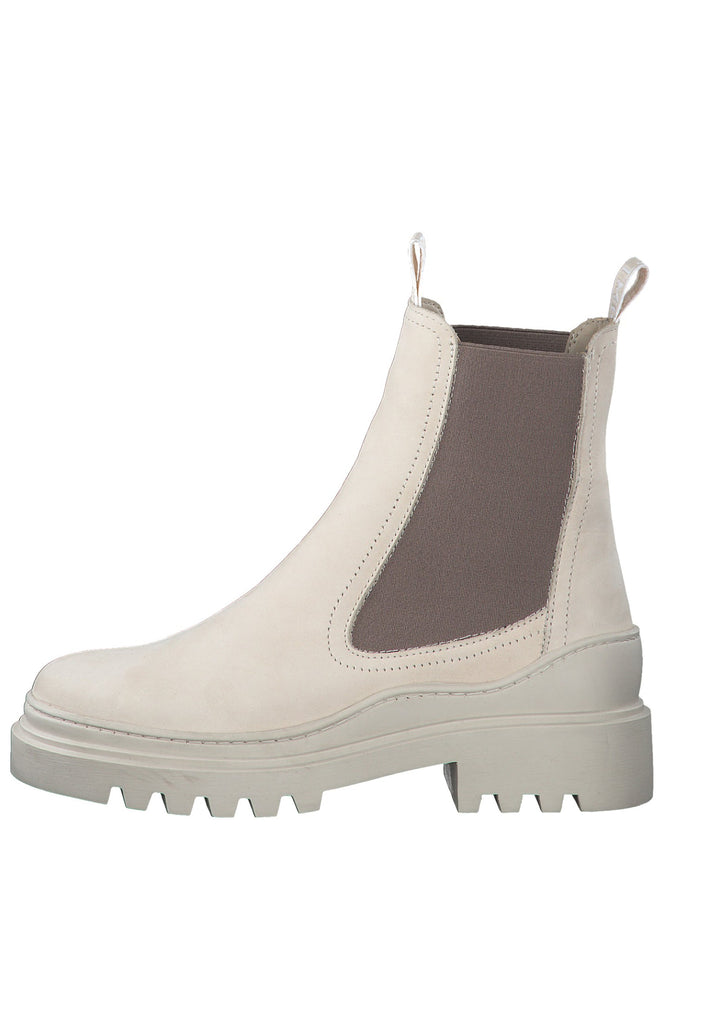 Tamaris Stiefelette Leder/Textil Beige