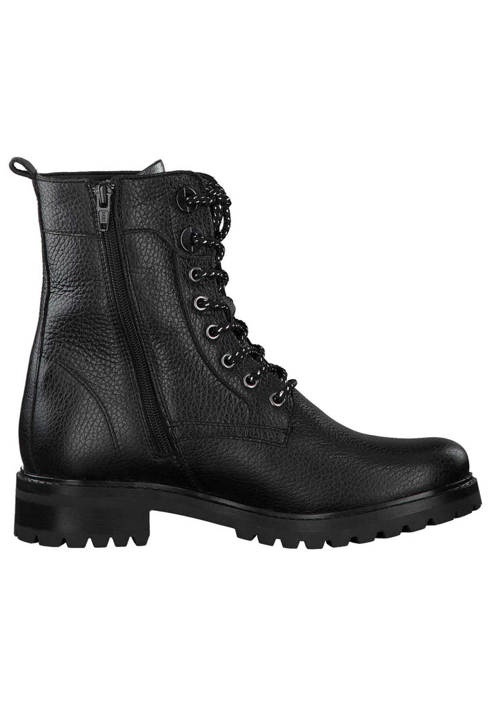 Tamaris Stiefelette Leder/Textil Black