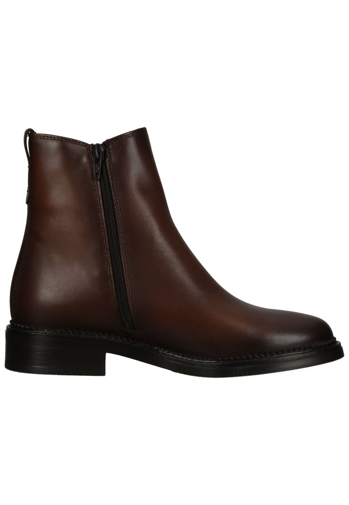 Tamaris Stiefelette Leder/Textil Cognac