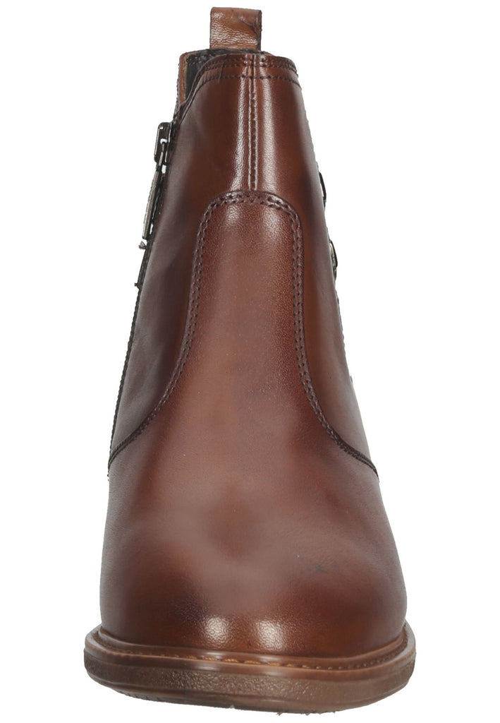 Tamaris Stiefelette Leder/Textil Cognac