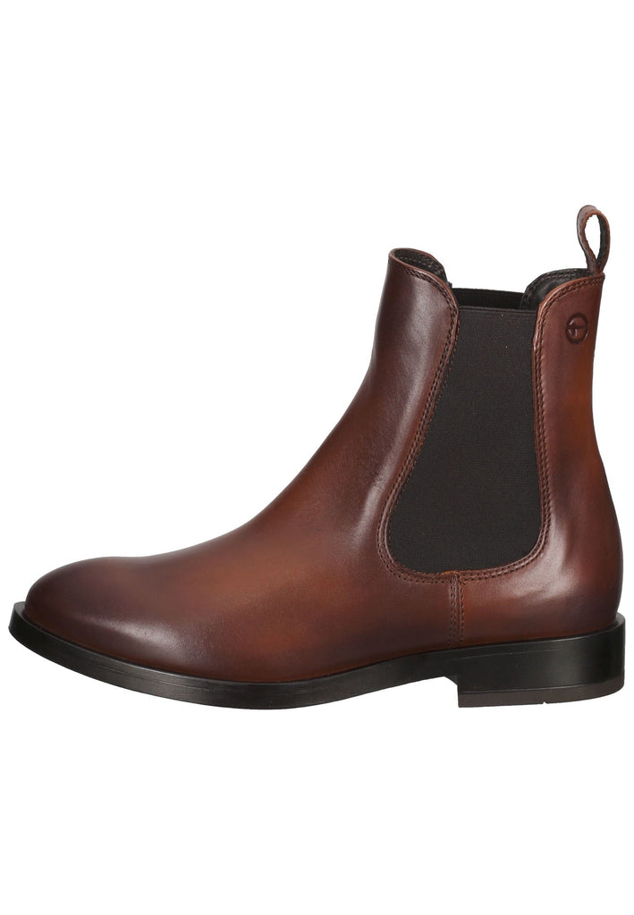 Tamaris Stiefelette Leder/Textil Cognac