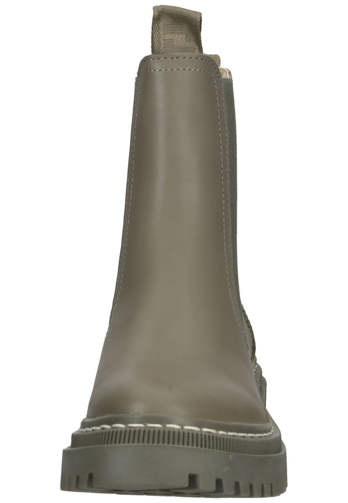 Tamaris Stiefelette Leder/Textil Grün