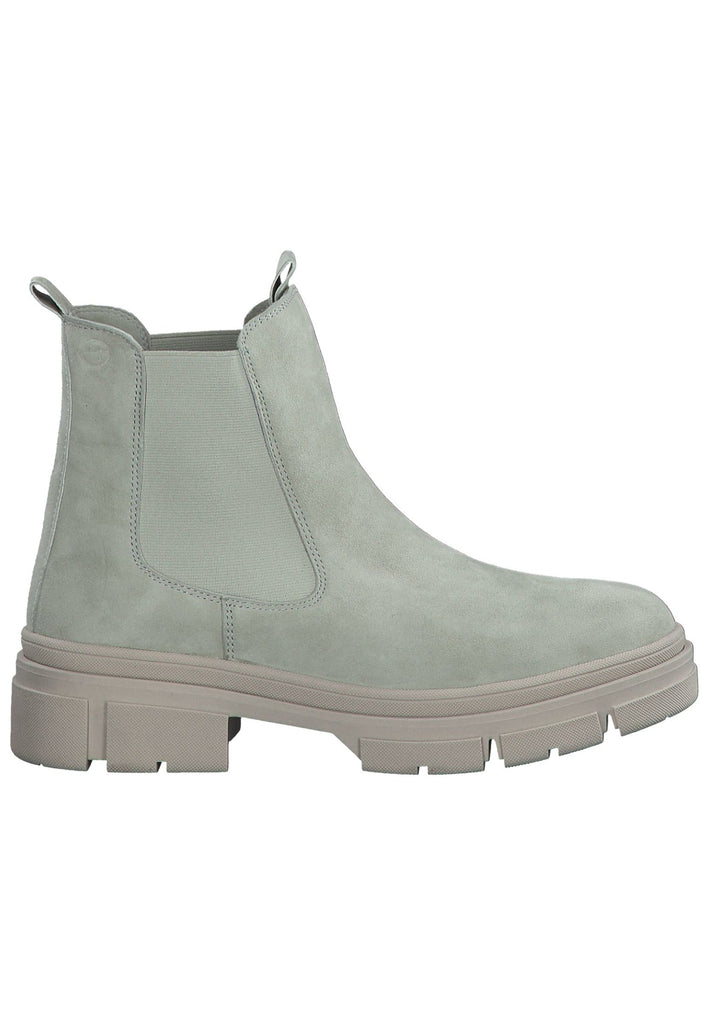 Tamaris Stiefelette Leder/Textil Grün