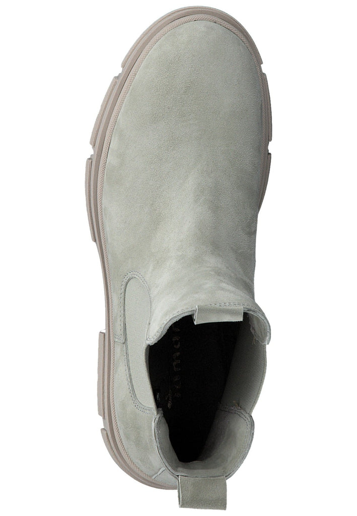 Tamaris Stiefelette Leder/Textil Grün