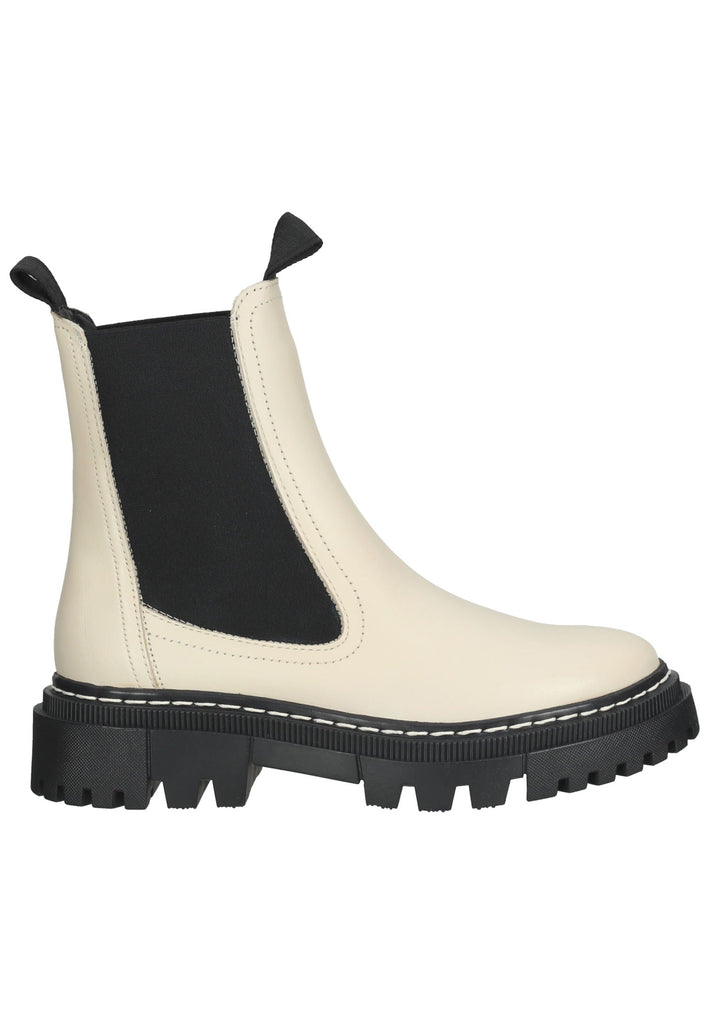 Tamaris Stiefelette Leder/Textil Ivory