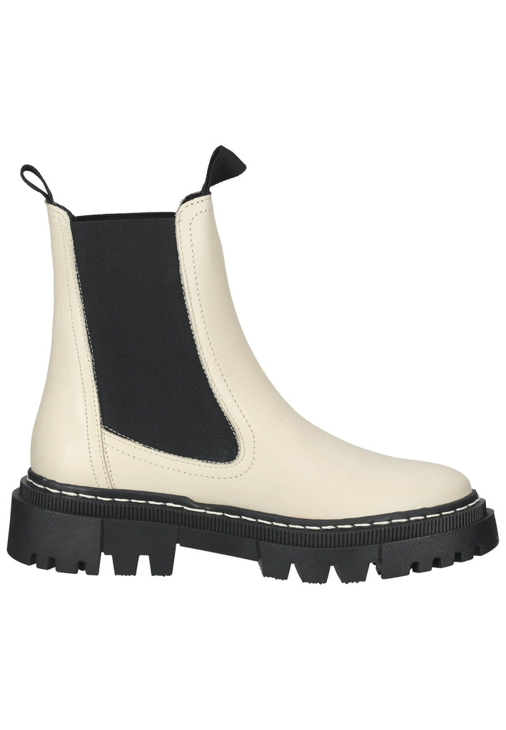 Tamaris Stiefelette Leder/Textil Ivory
