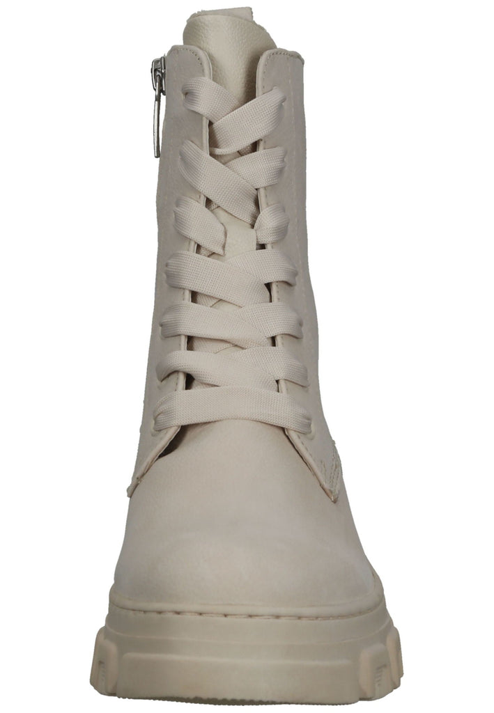 Tamaris Stiefelette Leder/Textil Ivory