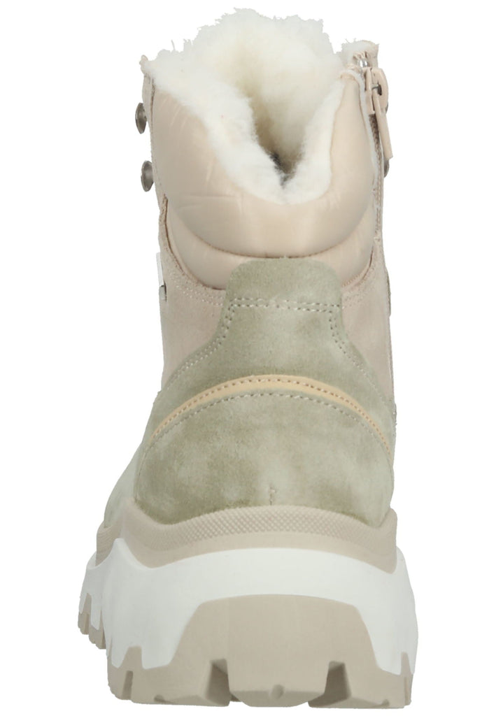 Tamaris Stiefelette Leder/Textil Ivory Warmfutter