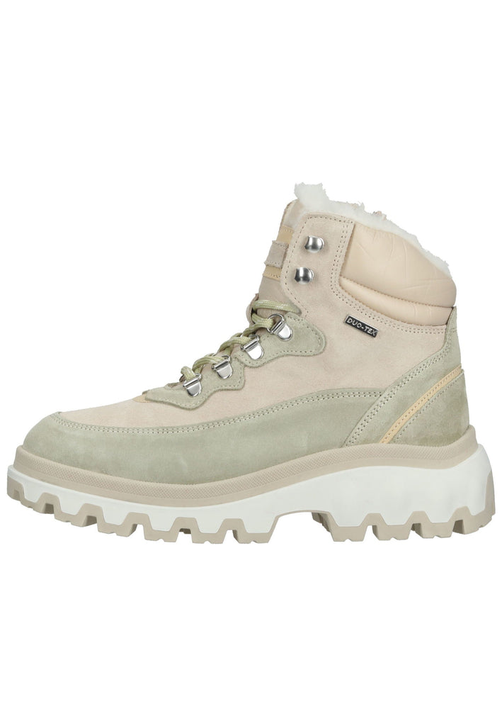Tamaris Stiefelette Leder/Textil Ivory Warmfutter