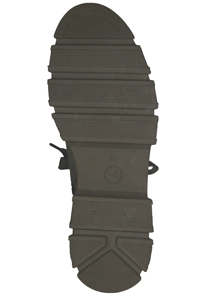 Tamaris Stiefelette Leder/Textil Khaki