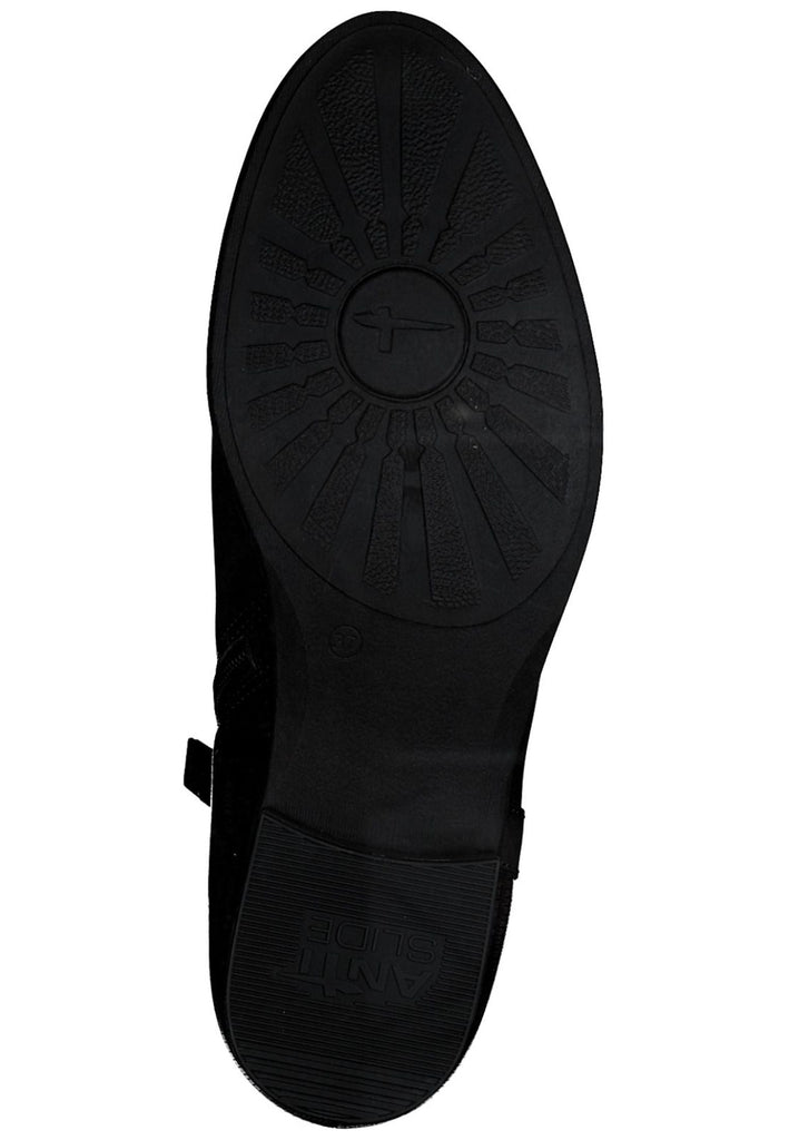 Tamaris Stiefelette Leder/Textil Mahagony