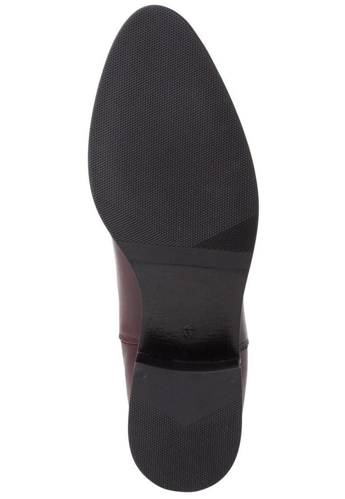 Tamaris Stiefelette Leder/Textil Merlot