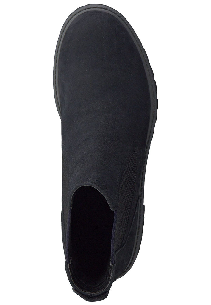 Tamaris Stiefelette Leder/Textil Navy