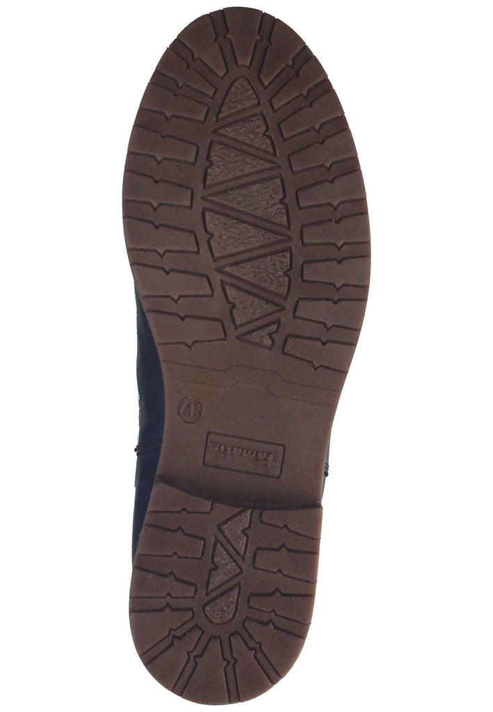 Tamaris Stiefelette Leder/Textil Navy