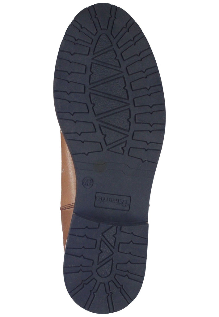 Tamaris Stiefelette Leder/Textil Nut/Ocean