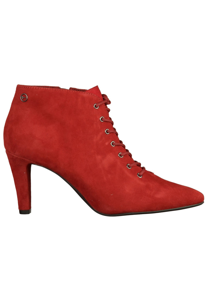 Tamaris Stiefelette Leder/Textil Rot